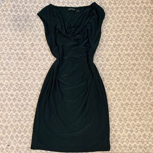 Ralph Lauren Dark Green Midi Dress